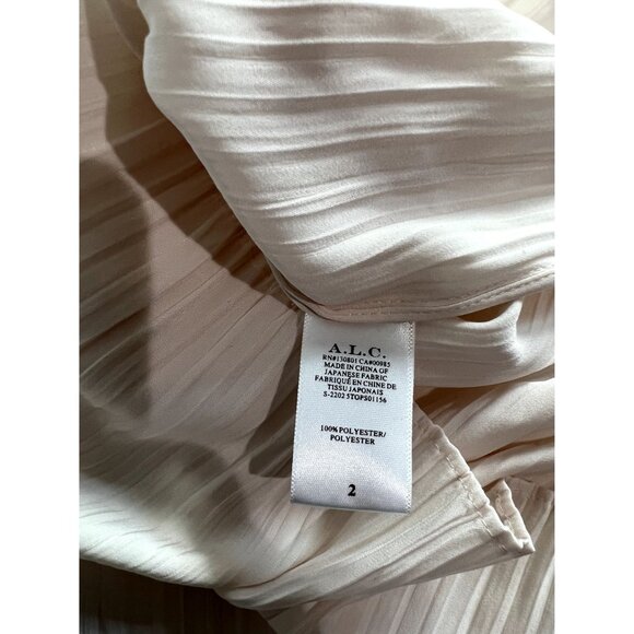 ALC Rio Halterneck Top in Cream - Picture 4 of 5